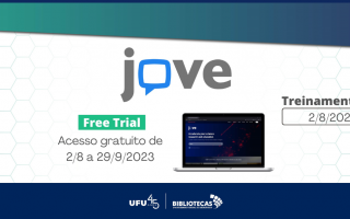 Jove, free trial acesso gratuito de 2 de agosto a 29 de setembro de 2023