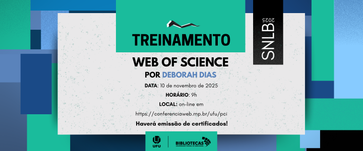 Treinamento Web of science por Deborah Dias