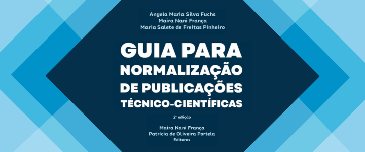 A imagem traz a capa do guia normalização de publicações técnico-científicas