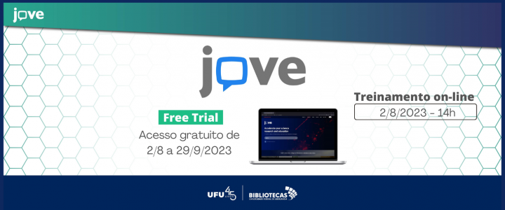 Jove, free trial acesso gratuito de 2 de agosto a 29 de setembro de 2023